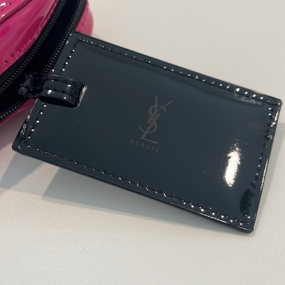 YSL Yves Saint Laurent Beauté Pink Patent Heart Lipstick Holder - Picture 8 of 9